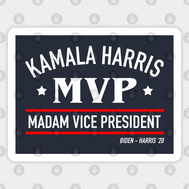 Kamala Harris MVP Biden Harris 20 Magnet by teecloud